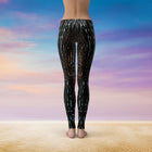 Spirit & Glitch:Technicolor Dreamcode Leggings