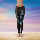 Spirit & Glitch:Technicolor Dreamcode Leggings