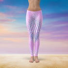 Spirit & Glitch:Technicolor Dreamcode Pink Leggings