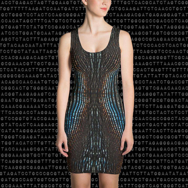 Spirit & Glitch:Technicolor Dreamcode Dress